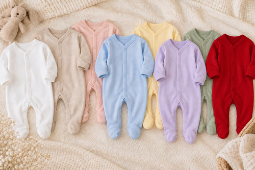 Palette de huit couleurs de dors-bien bébé